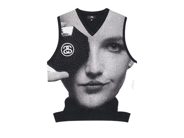 Stussy Stussy Photo Jacquard Vest Black - view 1