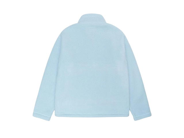 Stussy Stussy Polar Fleece Half Zip Mock Neck Blue - view 2