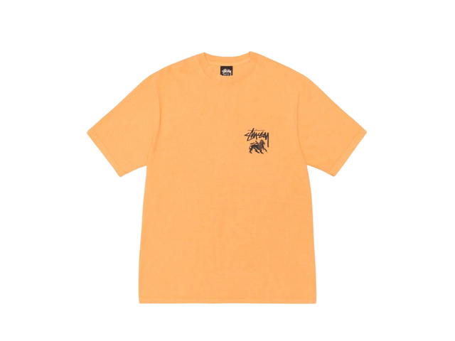 Stussy Stussy Rasta Lion Tee Pigment Dyed Orange - view 1