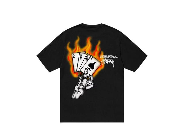 Stussy Stussy Read Em N Weep Pigment Dyed Tee Black - view 2