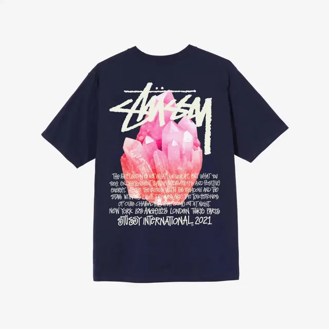 Stussy Stussy Reflection T-Shirt Navy - view 2