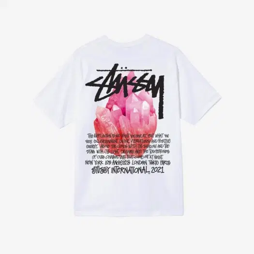 Buy Stussy Reflection T-Shirt White at Sasom – Authentic and Ready to Ship
