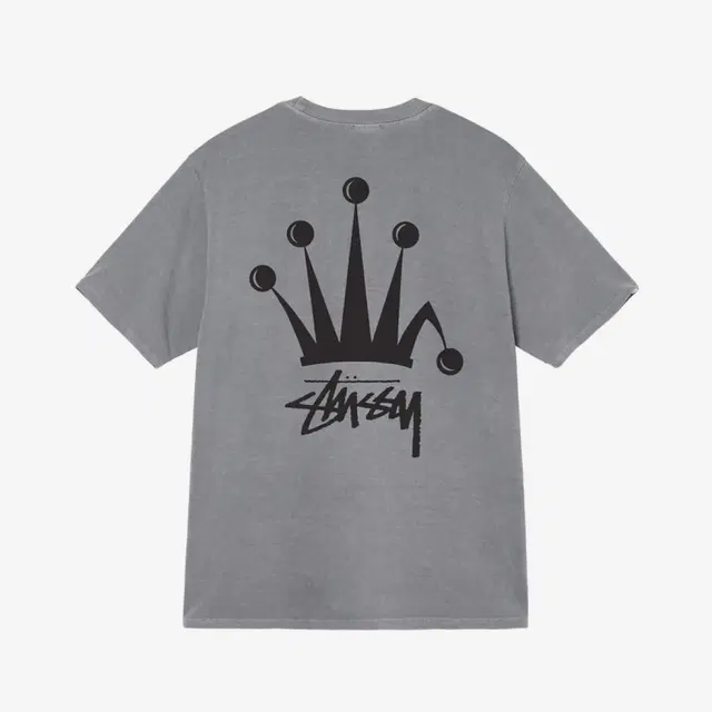 Stussy Stussy Regal Crown T-Shirt Grey - view 1