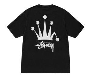Stussy Regal Crown Tee Pigment Dyed Black