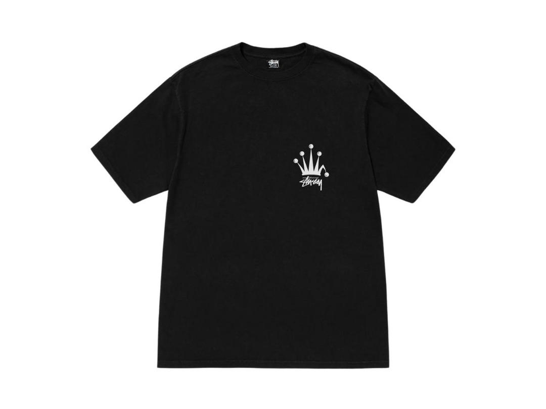 Stussy Stussy Regal Crown Tee Pigment Dyed Black