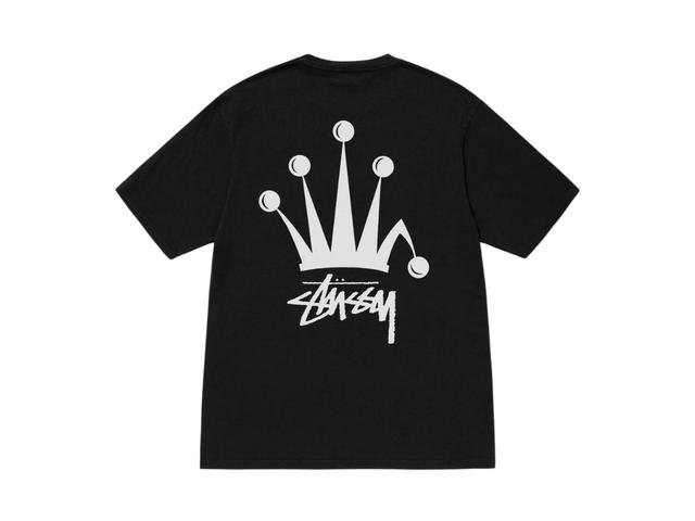 Stussy Stussy Regal Crown Tee Pigment Dyed Black - view 2