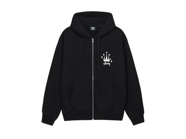 Stussy Stussy Regal Crown Zip Hoodie Black - view 1