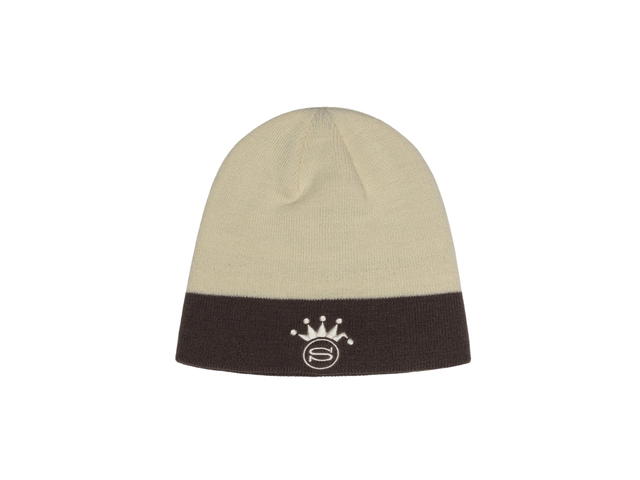 Stussy Stussy S Crown Jacquard Skullcap Bone - view 1