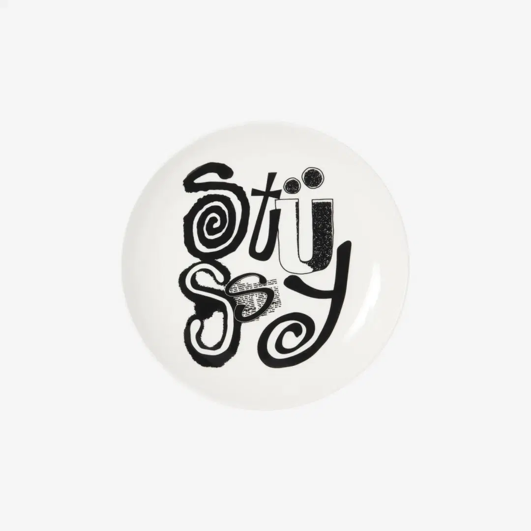 Stussy Stussy Scribble Plate White
