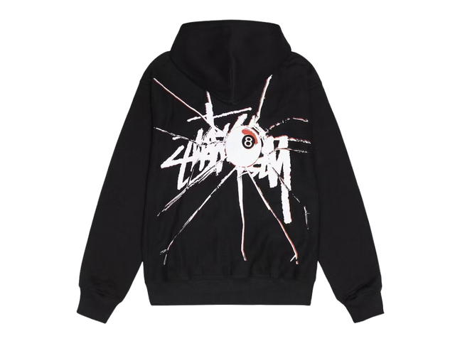 Stussy Stussy Shattered Zip Hoodie Black - view 1