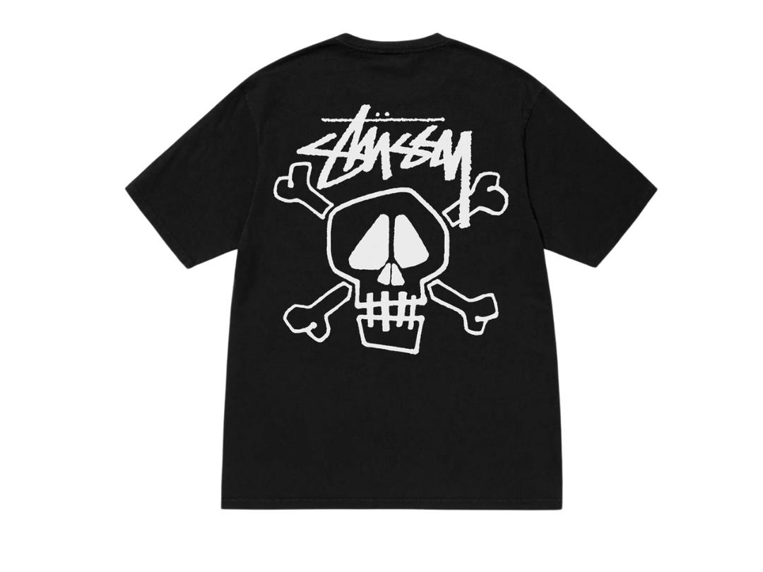 Stussy Stussy Skull & Bones Tee Pigment Dyed Black