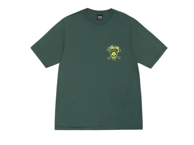 Stussy Stussy Skull & Bones Tee Pigment Dyed Forest - view 2