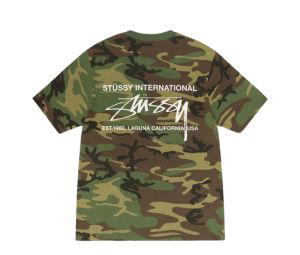 Buy Stussy Smooth International Tee Camo at Sasom – Authentic and Ready to Ship