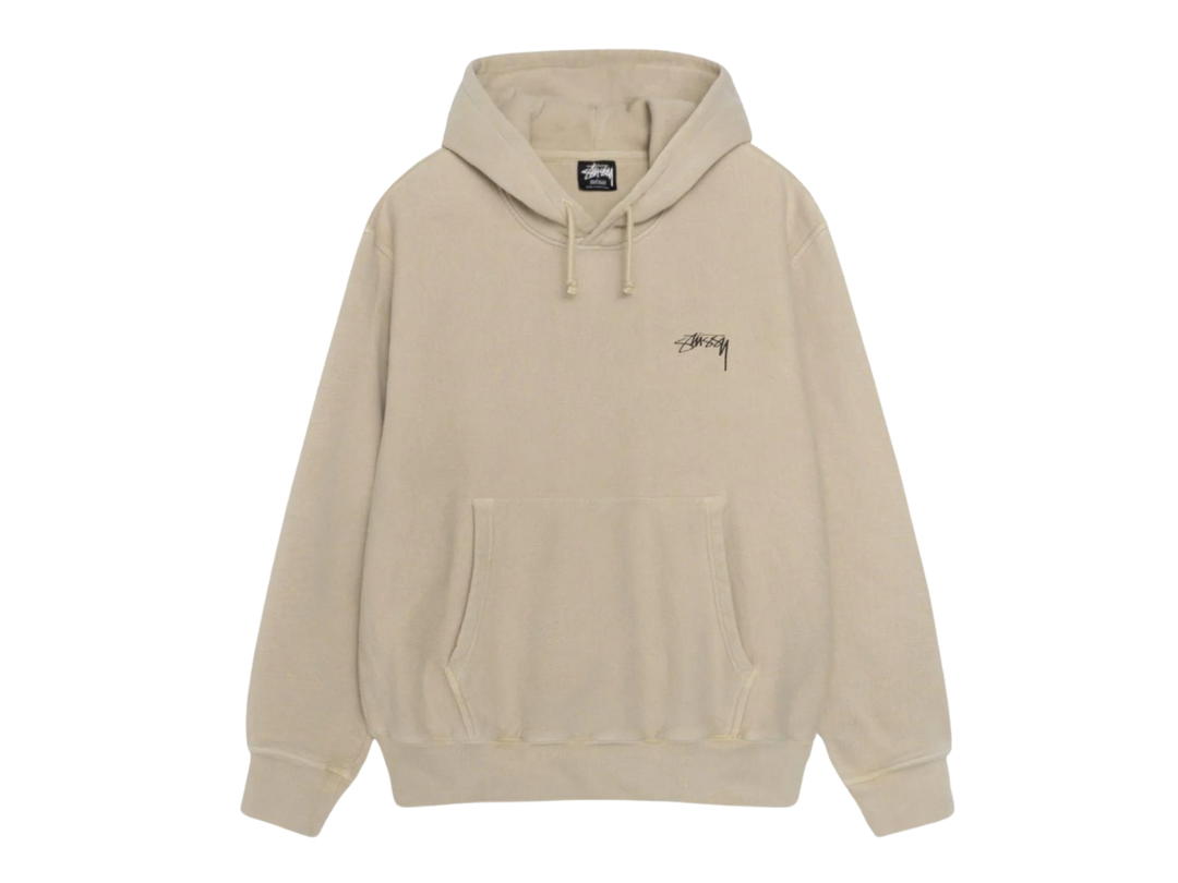 Stussy Stussy Smooth Stock Hoodie Pigment Dyed Khaki