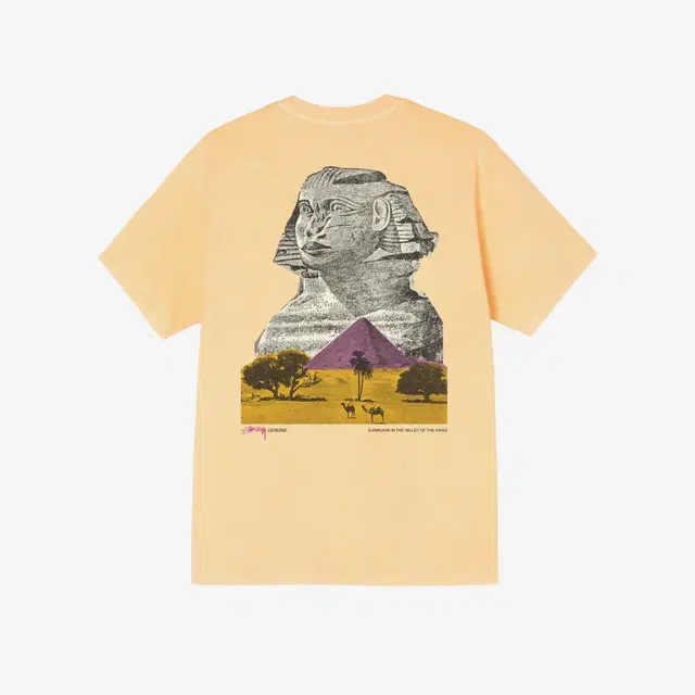 Stussy Stussy Sphinx Pigment Dyed T-Shirt Peach - view 2