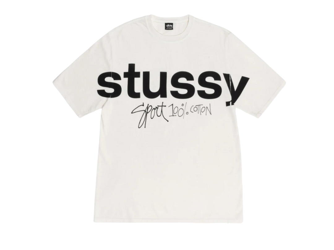 Stussy Stussy Sport 100% Pigment Dyed Tee Natural
