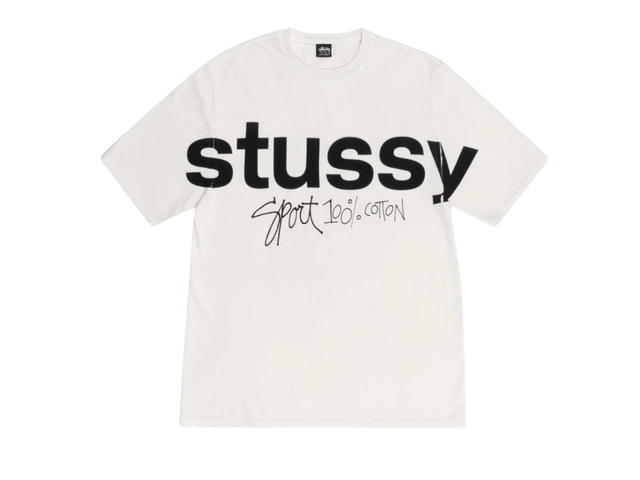 Stussy Stussy Sport 100% Pigment Dyed Tee Natural - view 1