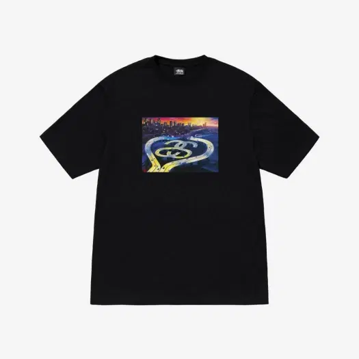 Buy Stussy SS Highway T-Shirt Black at Sasom – Authentic and Ready to Ship