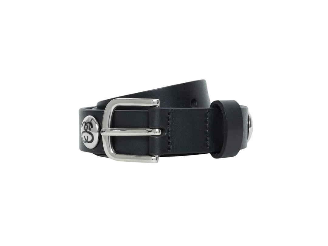 Stussy Stussy SS-Link Studded Belt Metal Buckle Black