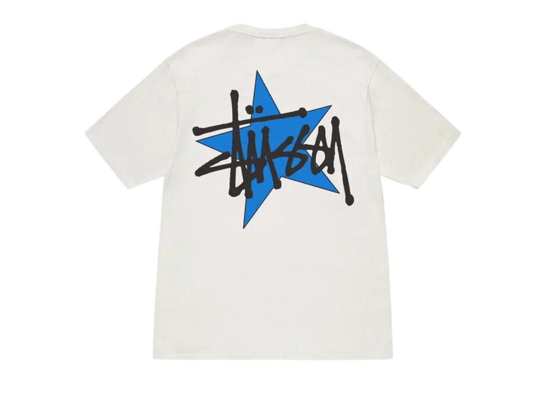 Stussy Stussy Star Tee Pigment Dyed Natural