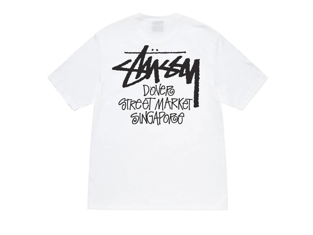 Stussy DSM singapore ロンT ホワイト バックロゴ stussy-stock-dsm-singapore-t-