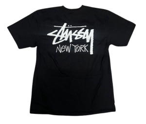 Buy Stussy Stock New York Tee Black at Sasom – Authentic and Ready to Ship