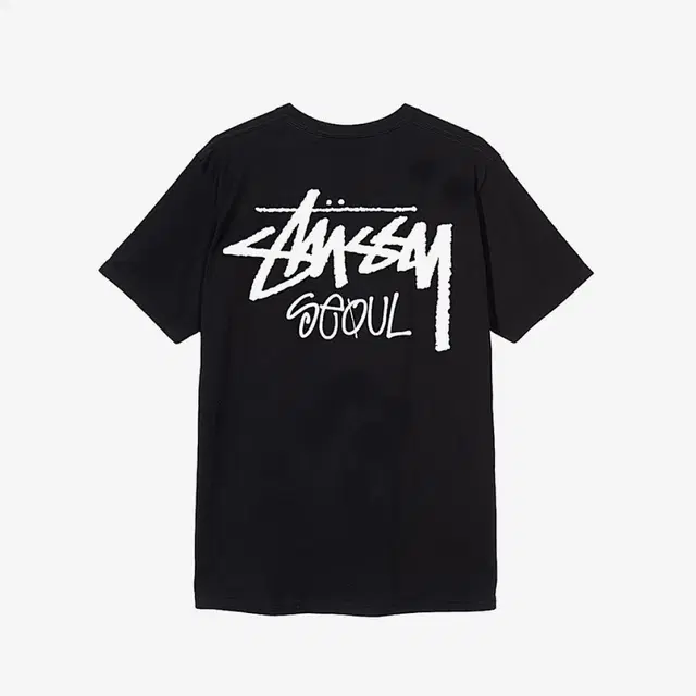 Stussy Stussy Stock Seoul T-Shirt Black 2022 - view 2