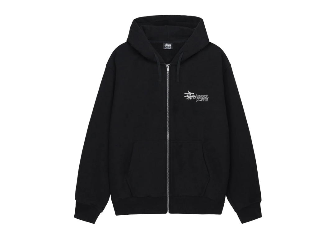 Stussy Stussy Superior Quality Zip Hoodie Black