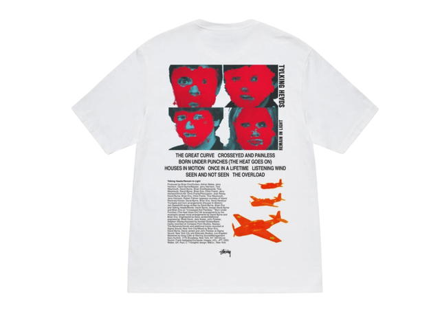 Stussy Stussy Talking Heads Remain In Light Tee White - view 1