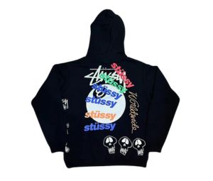 Buy Stussy Test Strike Fleece Hoodie Pigment Black at Sasom – Authentic and Ready to Ship