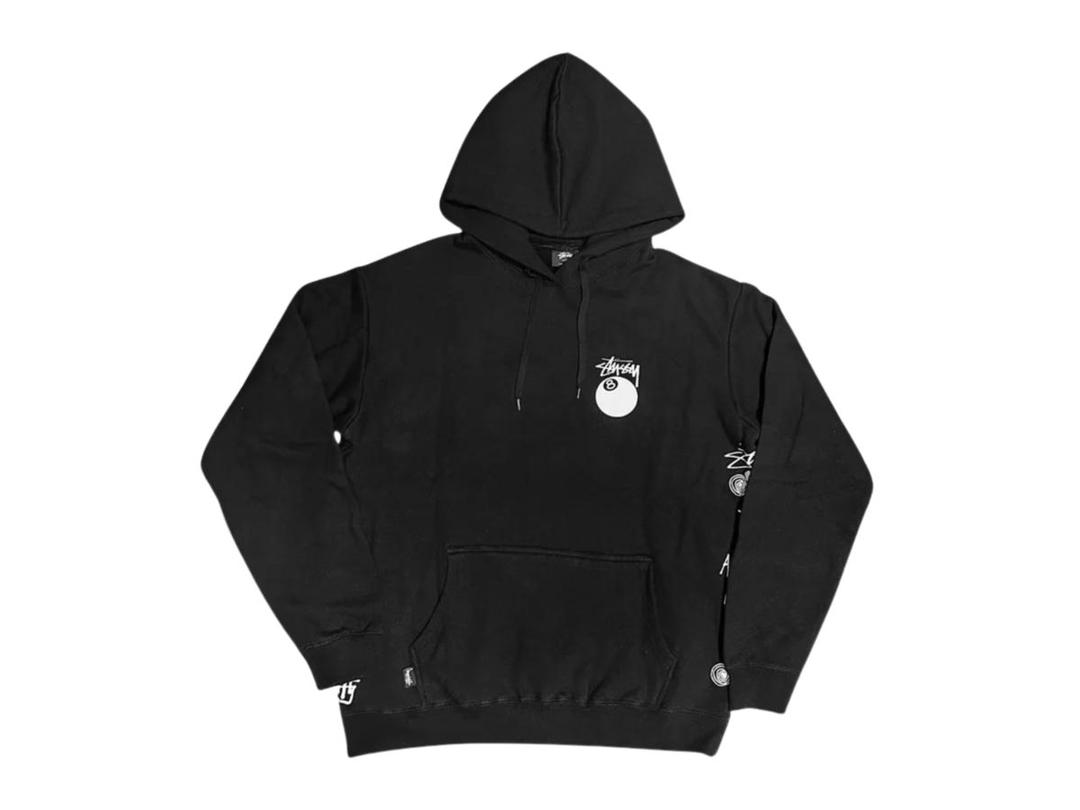 Stussy Stussy Test Strike Fleece Hoodie Pigment Black