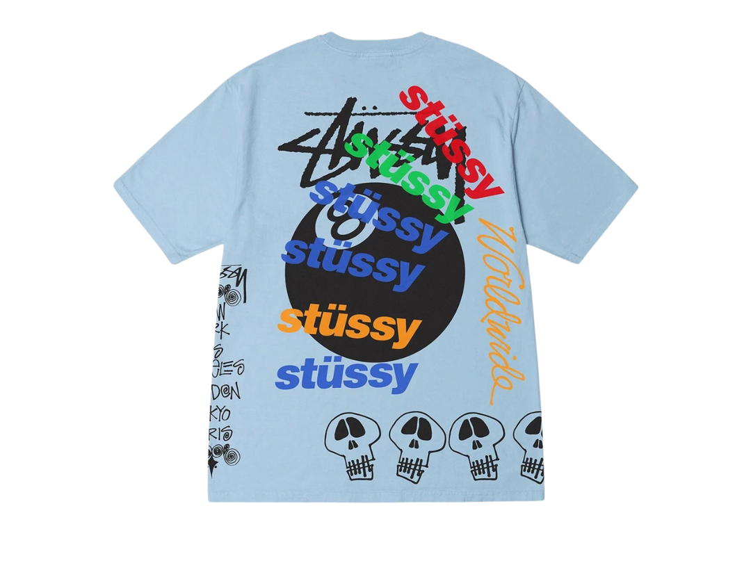 Stussy Stussy Test Strike Pigment Dyed Tee Sky Blue