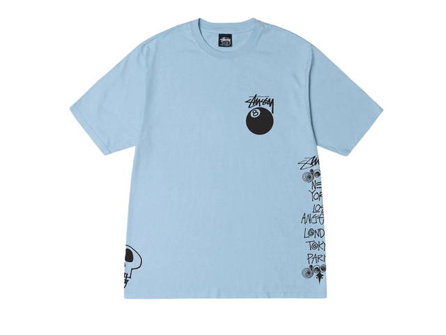 Stussy Stussy Test Strike Pigment Dyed Tee Sky Blue - view 2