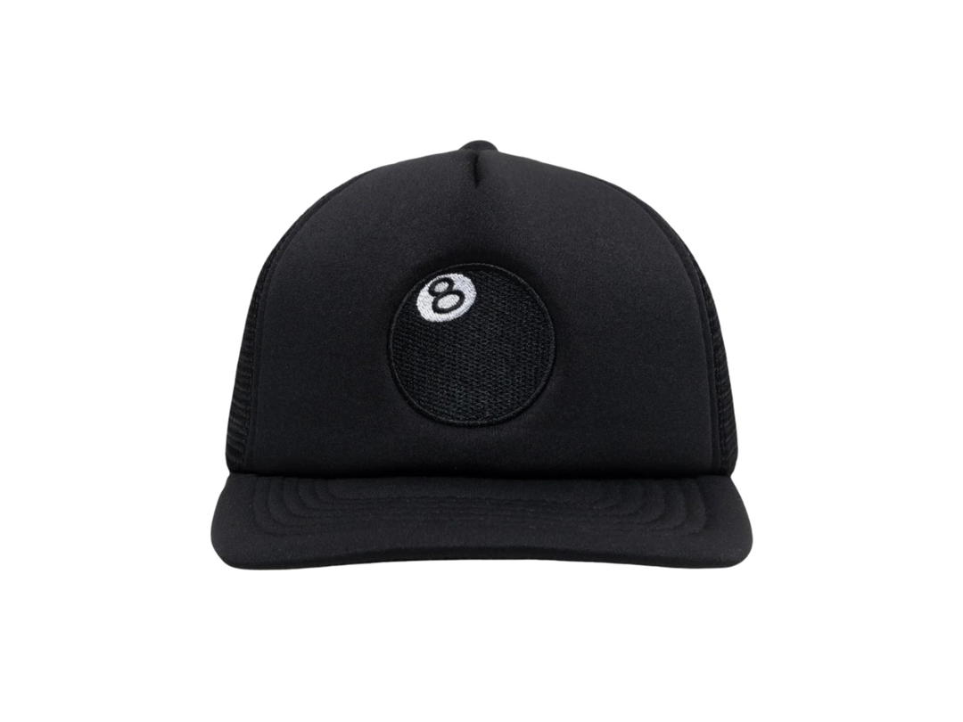 Stussy Stussy Trucker 8 Ball Snapback Black