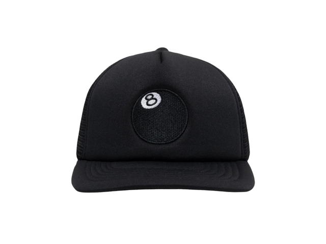 Stussy Stussy Trucker 8 Ball Snapback Black - view 1