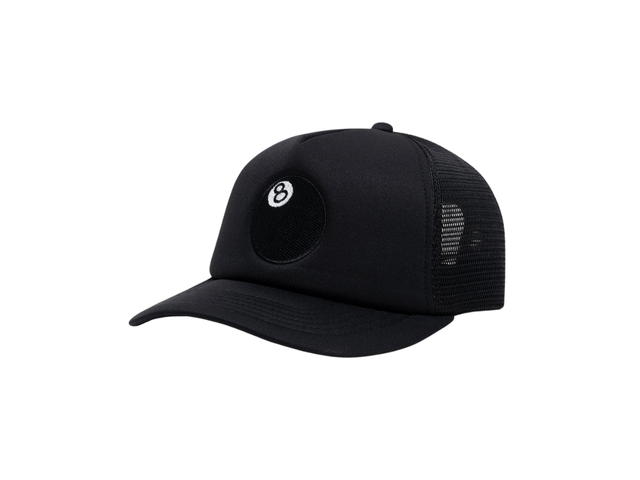 Stussy Stussy Trucker 8 Ball Snapback Black - view 2