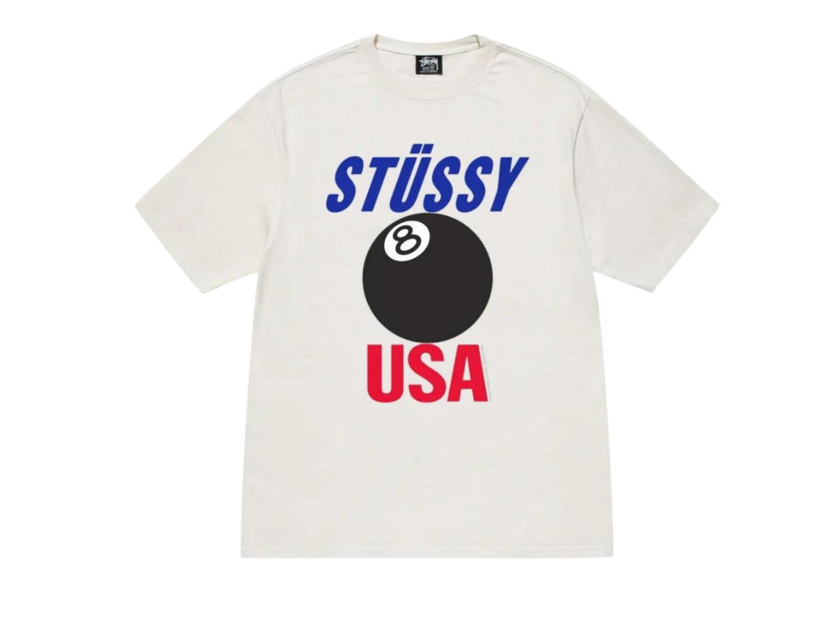 Stussy Stussy USA Pig. Dyed T-Shirt Natural
