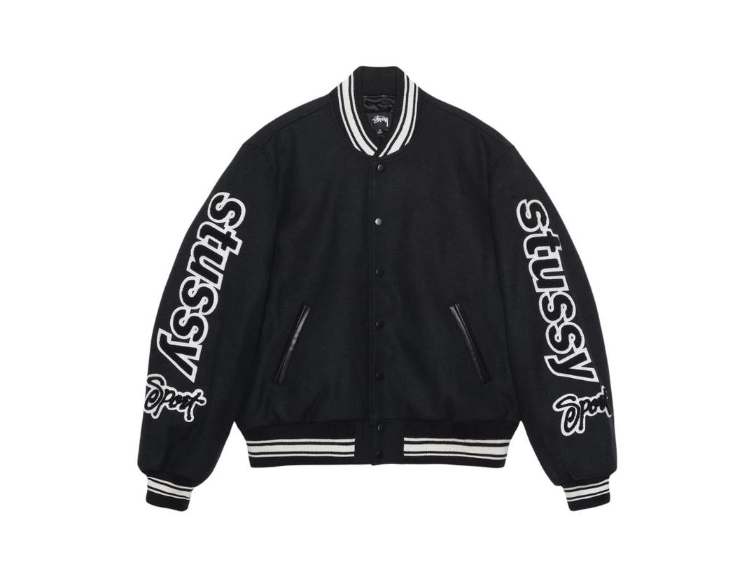 Stussy Stussy Varsity Jacket Competition Black