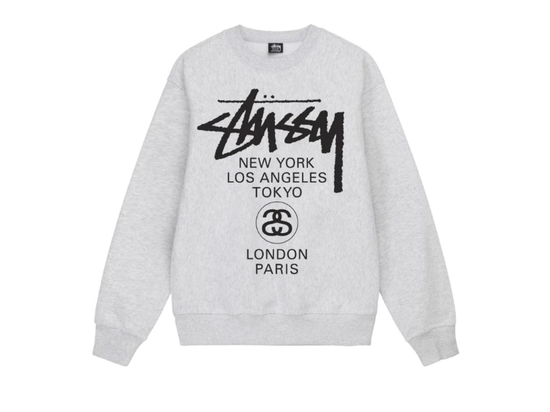 Stussy Stussy World Tour Crew Ash Heather (2022)