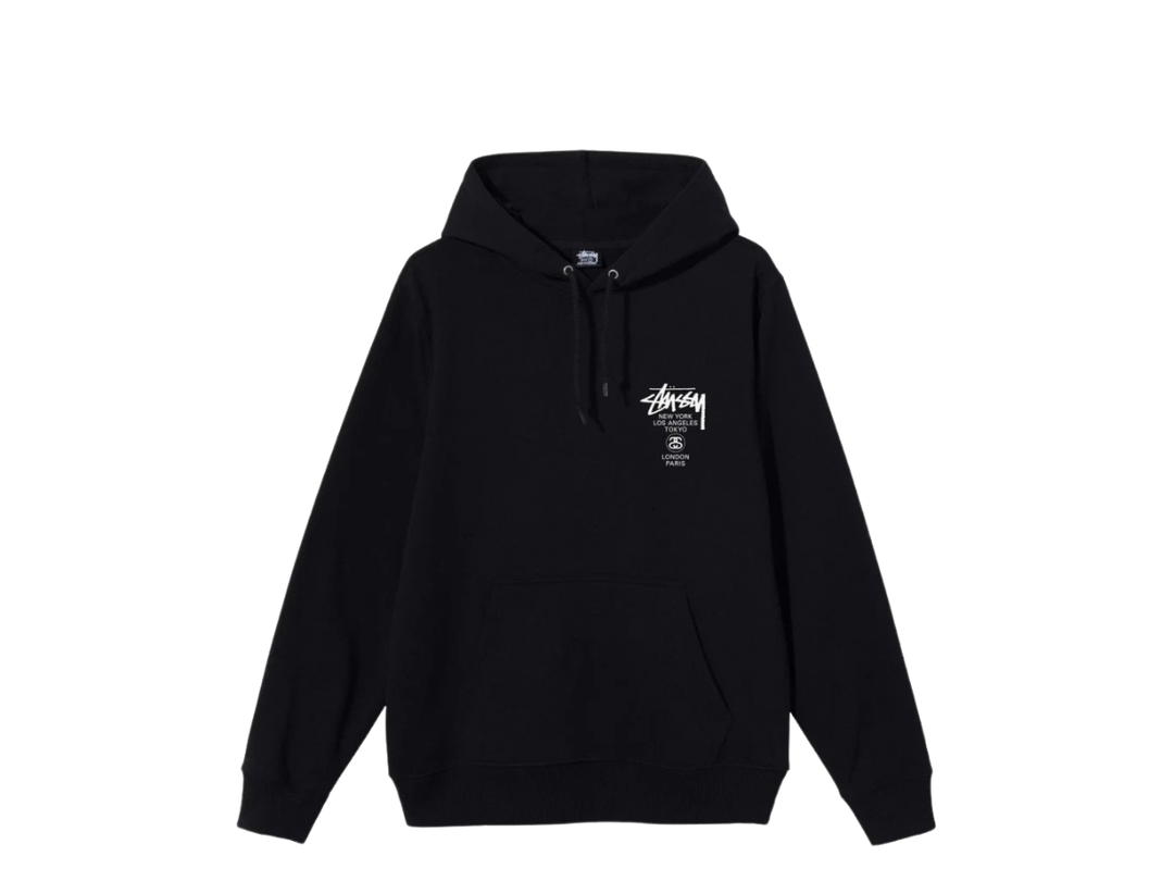 Stussy Stussy World Tour Hoodie Black 2021