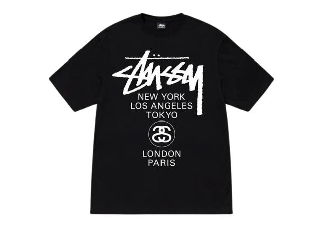 Stussy Stussy World Tour Tee Black - view 1