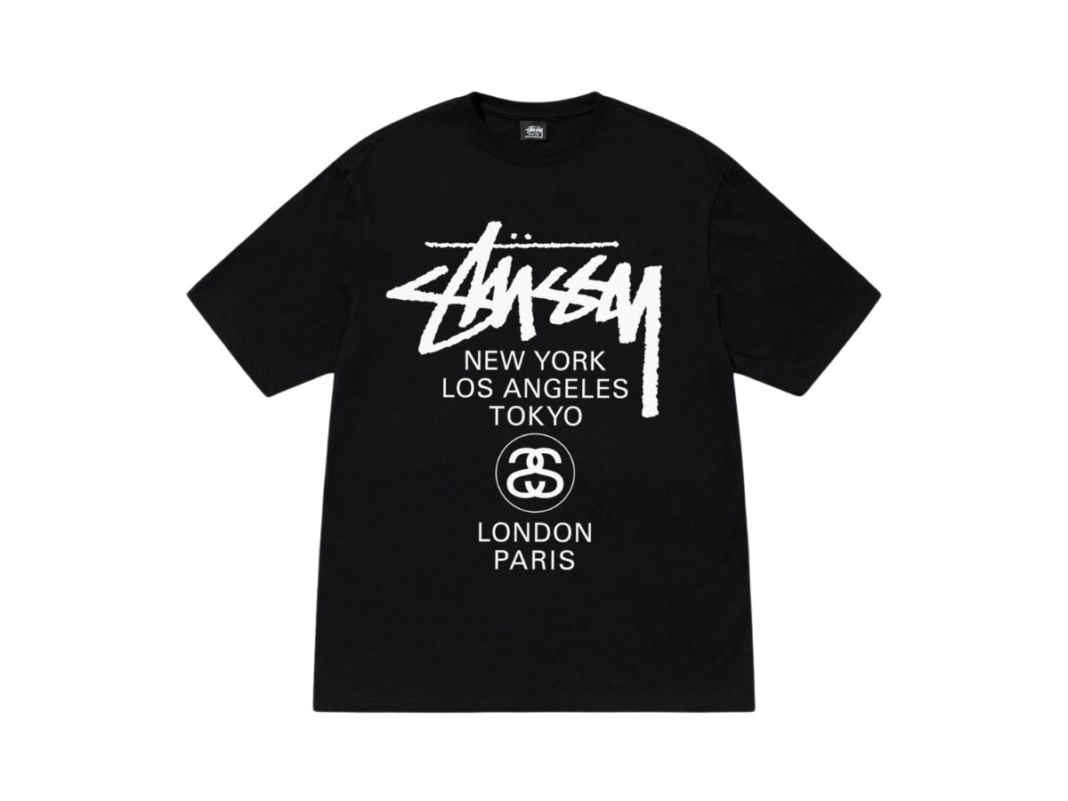 Stussy Stussy World Tour Tee Black 2024