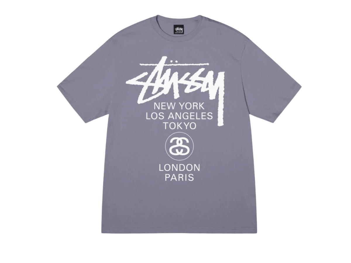 Stussy Stussy World Tour Tee Mauve