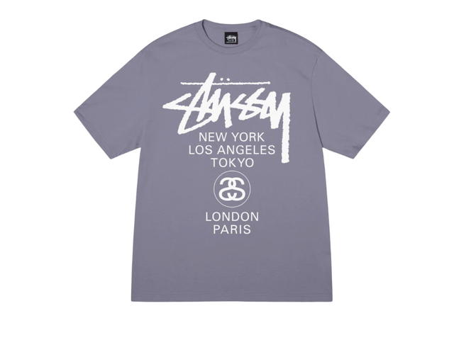 Stussy Stussy World Tour Tee Mauve - view 1