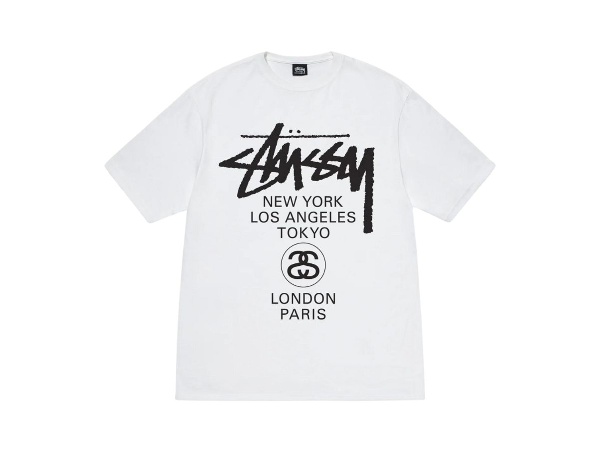 Stussy Stussy World Tour Tee White