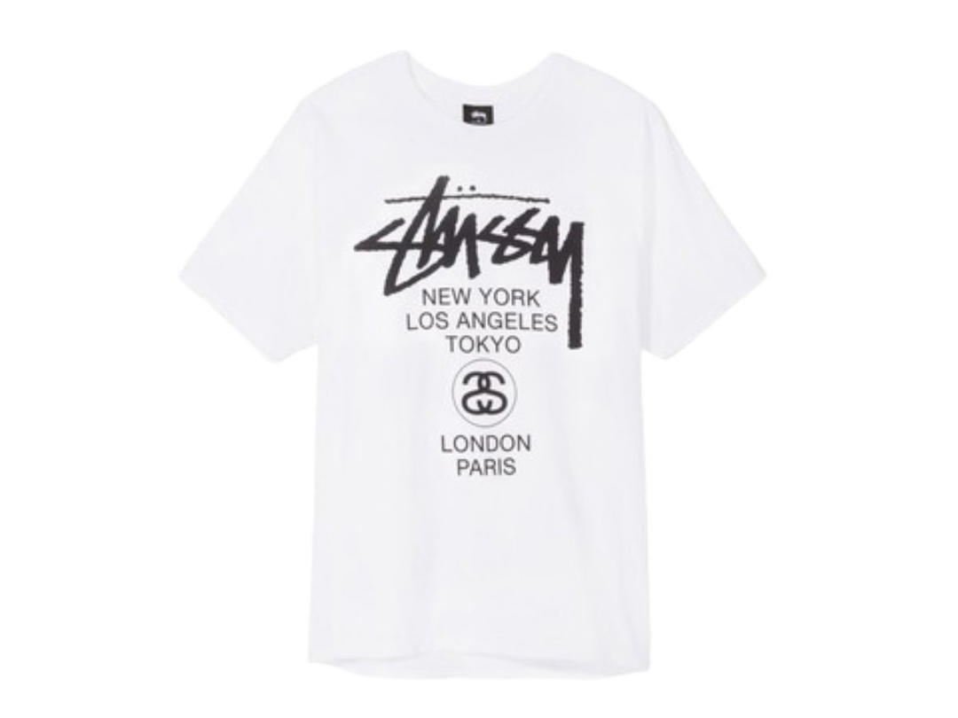 Stussy STUSSY World Tour Tee White