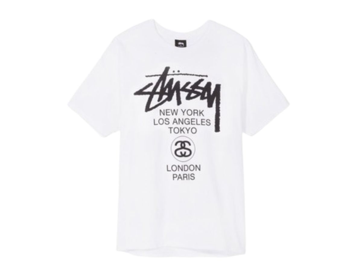 Stussy STUSSY World Tour Tee White