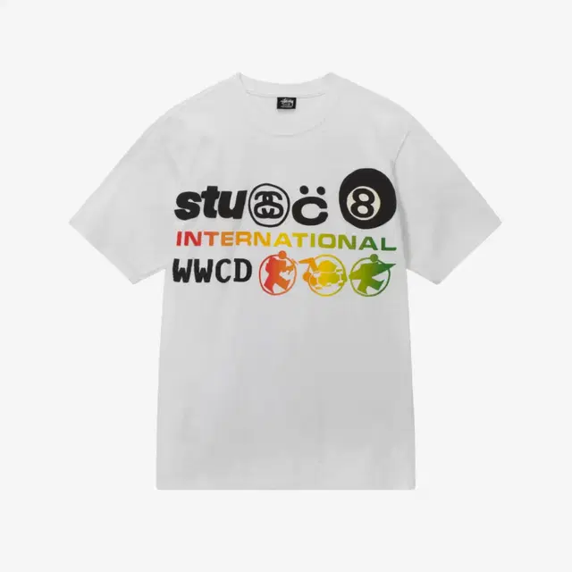 Stussy Stussy x Cactus Plant Flea Market International T-Shirt White - view 1