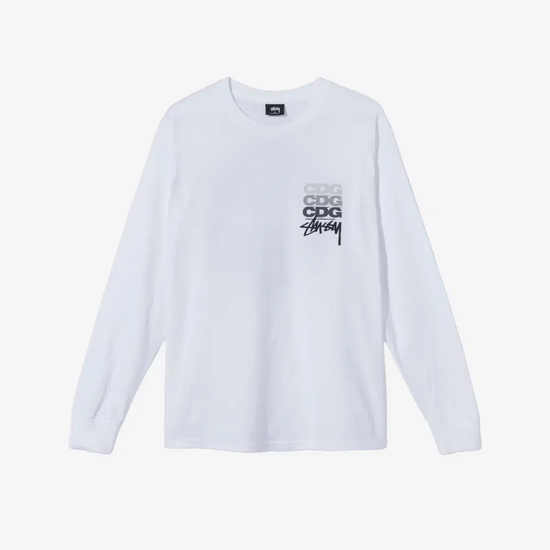 Stussy Stussy x CDG Dot LS T-Shirt White