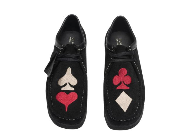 Stussy Stussy x Clarks Wallaby Black Suede - view 3